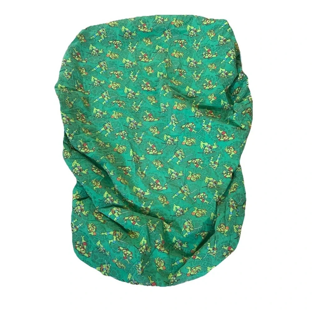 Vintage 1990 Teenage Mutant Ninja Turtles Fitted  Nap Mat Twin ? Sheet Cover